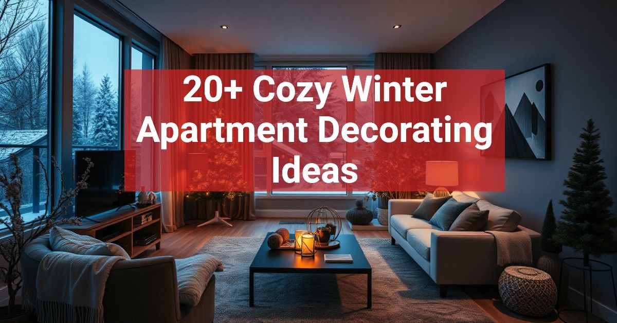 20+ Cozy Winter Apartment Decorating Ideas