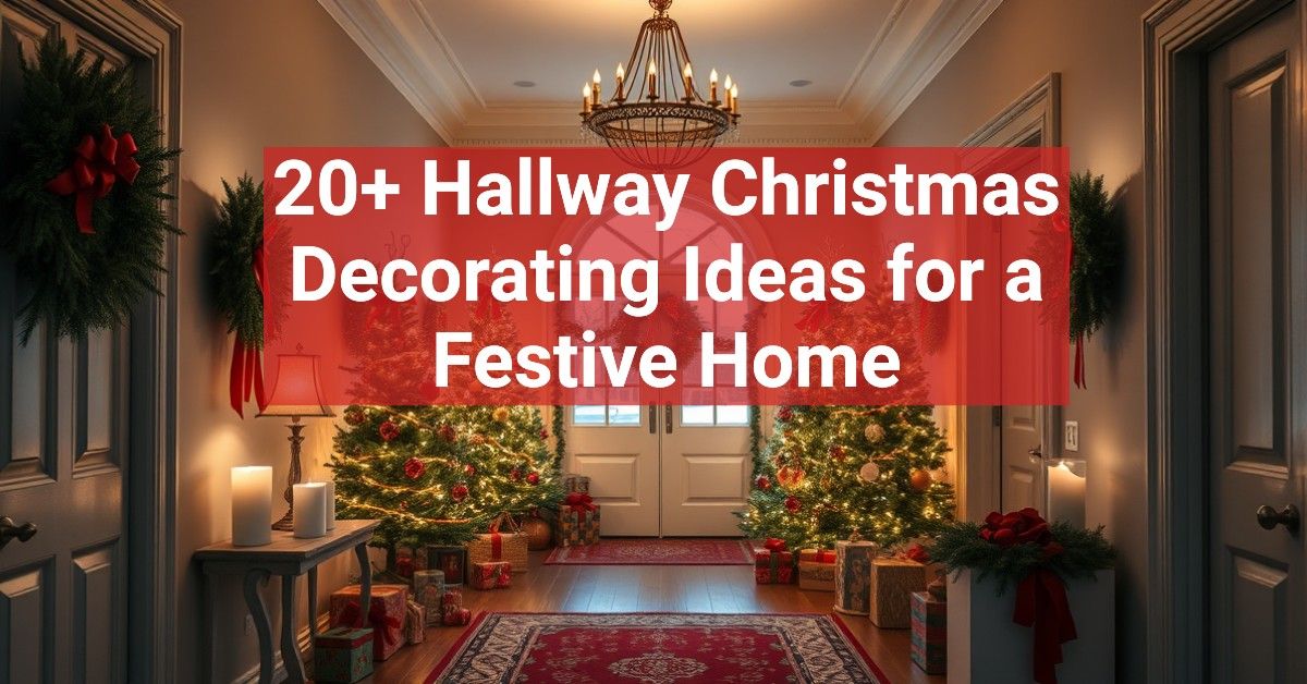 20+ Hallway Christmas Decorating Ideas for a Festive Home