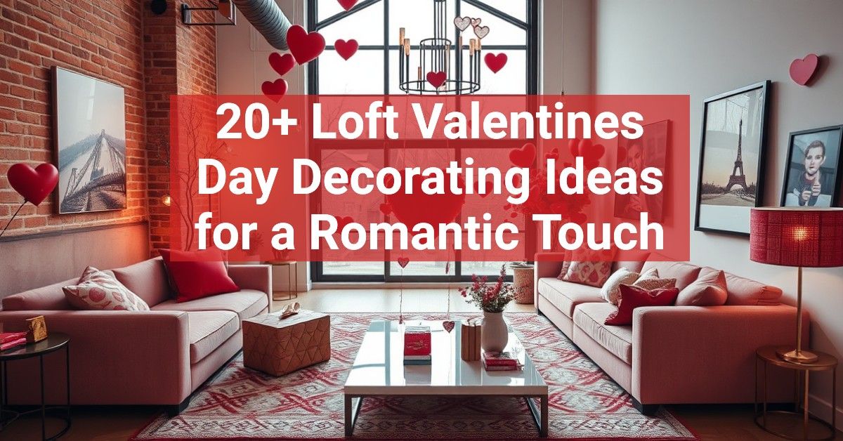 20+ Loft Valentines Day Decorating Ideas for a Romantic Touch