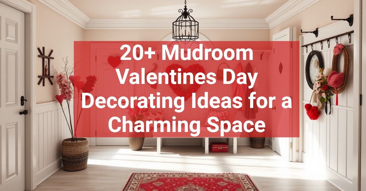 20+ Mudroom Valentines Day Decorating Ideas for a Charming Space