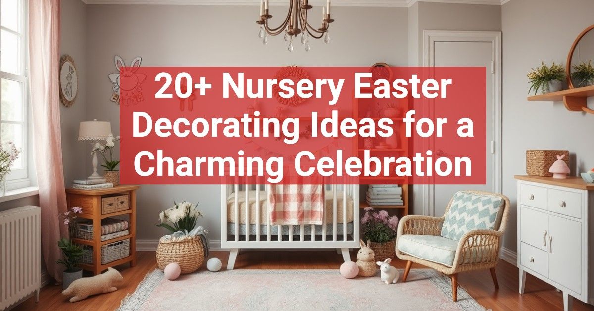 20+ Nursery Easter Decorating Ideas for a Charming Celebration