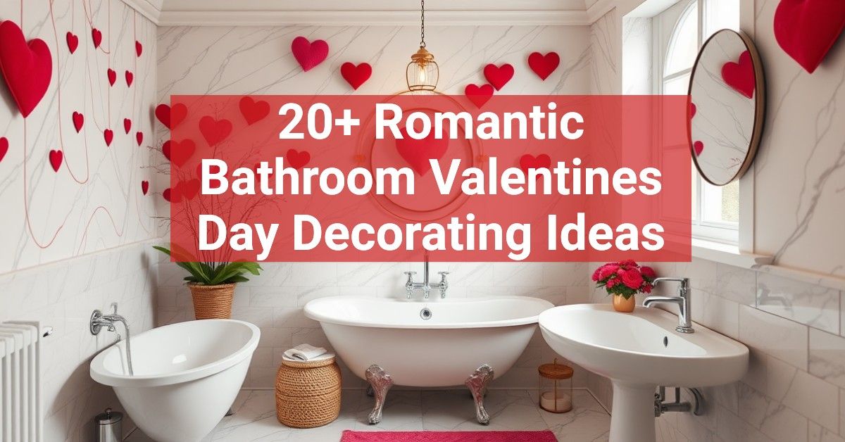 20+ Romantic Bathroom Valentines Day Decorating Ideas