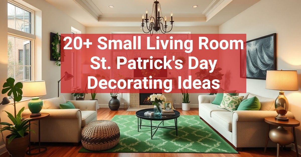 20+ Small Living Room St. Patrick's Day Decorating Ideas