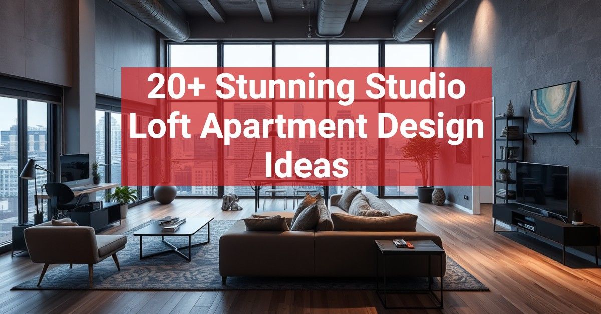 20+ Stunning Studio Loft Apartment Design Ideas