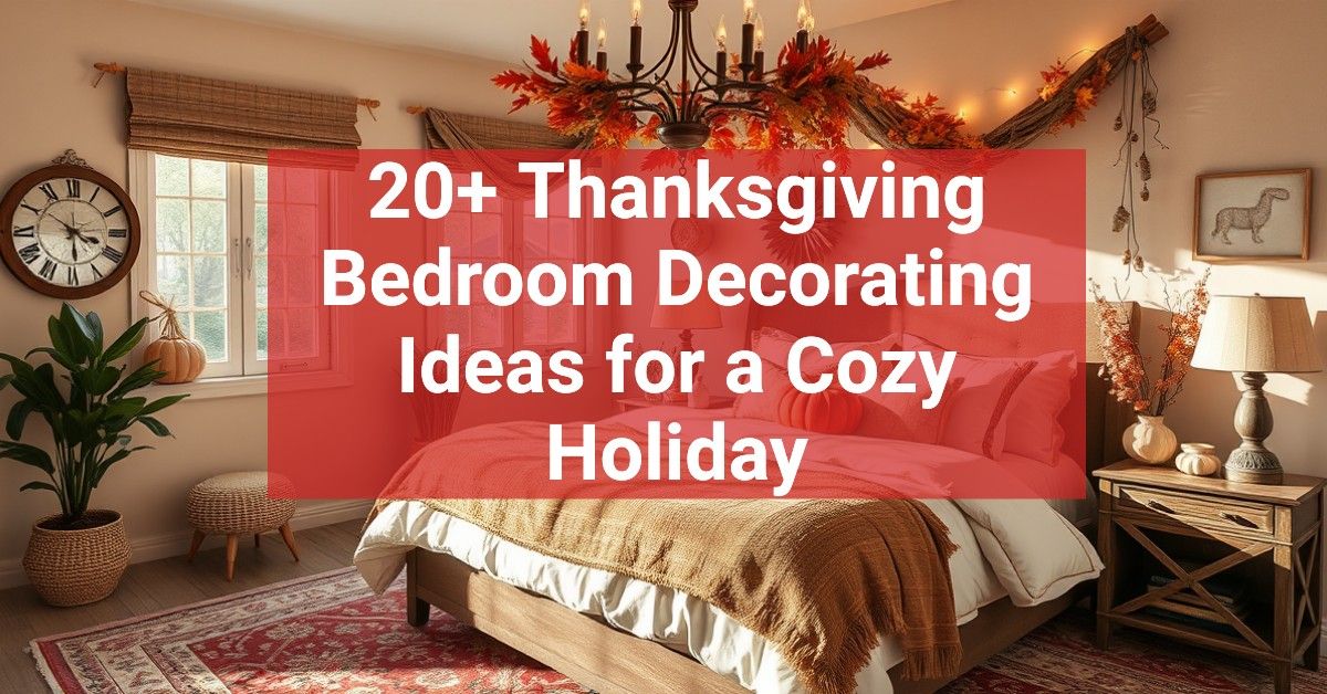 20+ Thanksgiving Bedroom Decorating Ideas for a Cozy Holiday