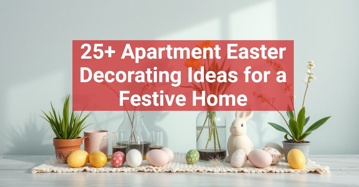 25+ Apartment Easter Decorating Ideas for a Festive Home