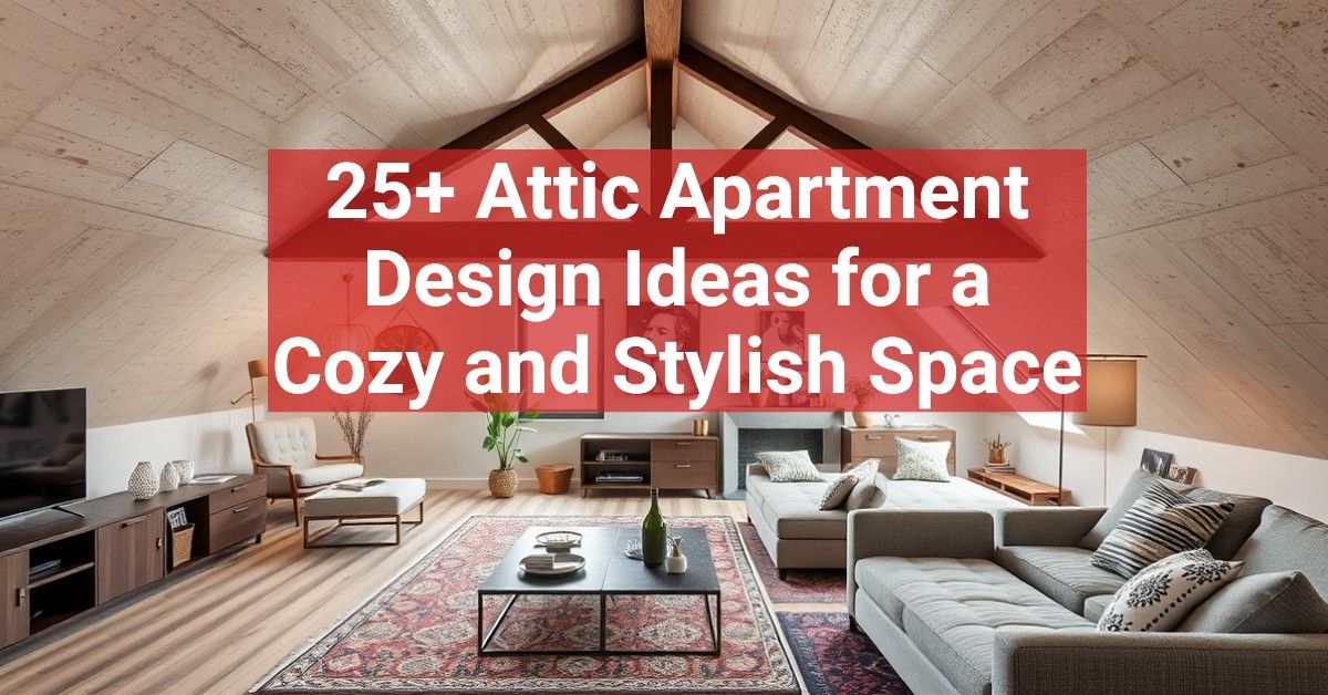 25+ Attic Apartment Design Ideas for a Cozy and Stylish Space