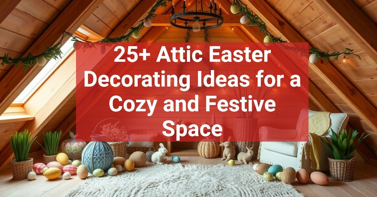 25+ Attic Easter Decorating Ideas for a Cozy and Festive Space