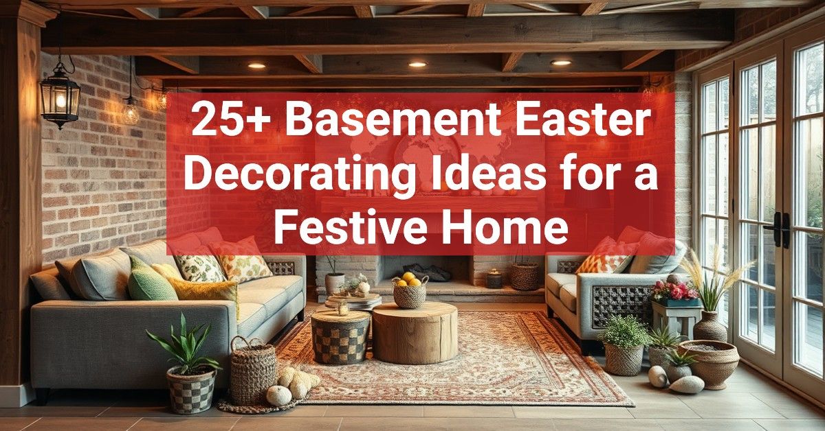 25+ Basement Easter Decorating Ideas for a Festive Home