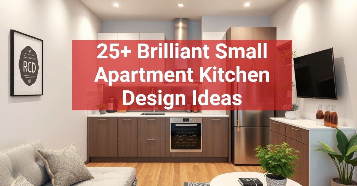 25+ Brilliant Small Apartment Kitchen Design Ideas