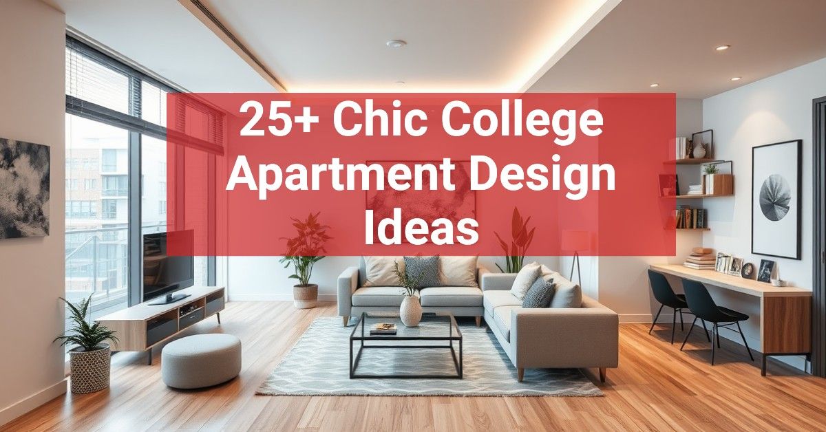 25+ Chic College Apartment Design Ideas