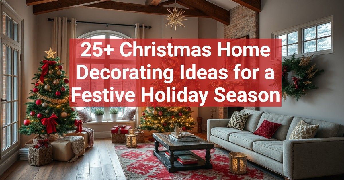 25+ Christmas Home Decorating Ideas for a Festive Holiday Season