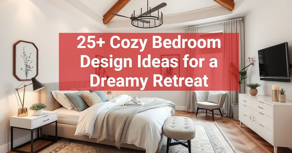 25+ Cozy Bedroom Design Ideas for a Dreamy Retreat