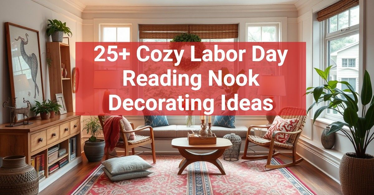 25+ Cozy Labor Day Reading Nook Decorating Ideas