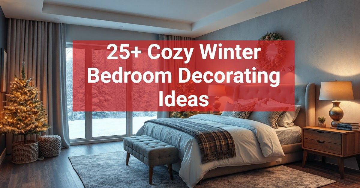 25+ Cozy Winter Bedroom Decorating Ideas