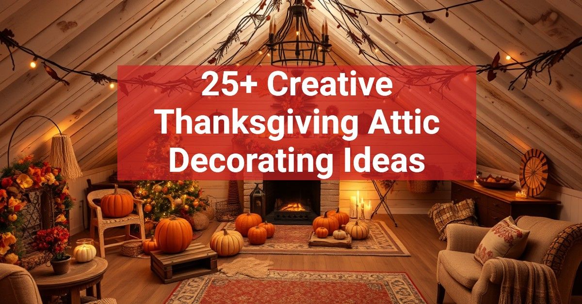 25+ Creative Thanksgiving Attic Decorating Ideas