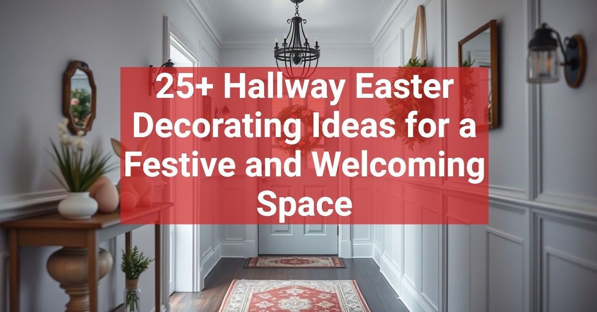 25+ Hallway Easter Decorating Ideas for a Festive and Welcoming Space