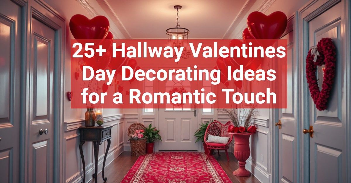 25+ Hallway Valentines Day Decorating Ideas for a Romantic Touch