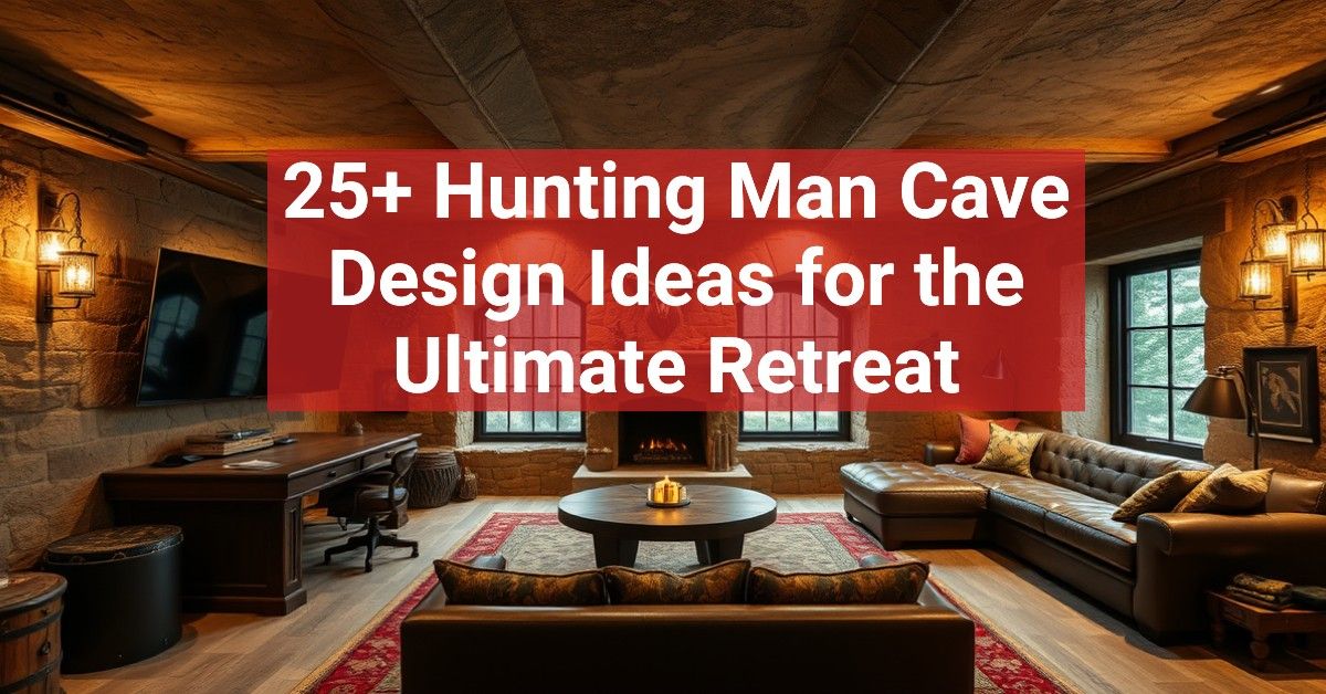 25+ Hunting Man Cave Design Ideas for the Ultimate Retreat