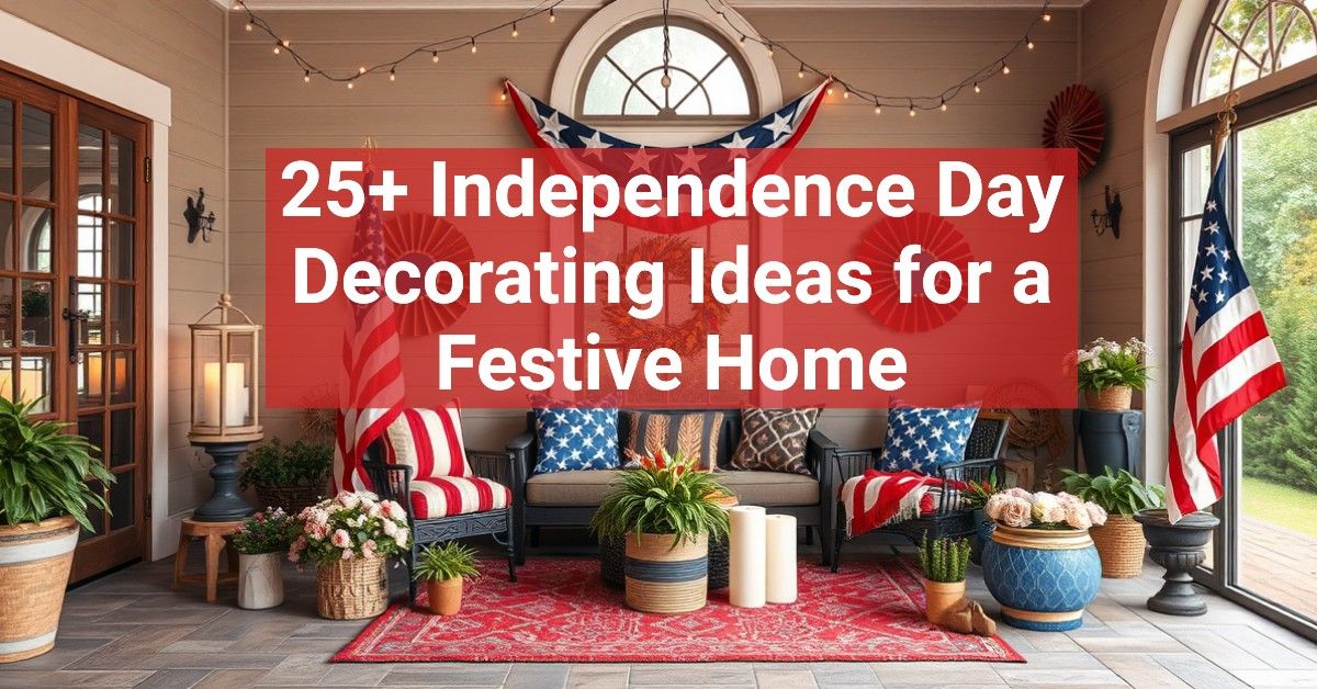 25+ Independence Day Decorating Ideas for a Festive Home