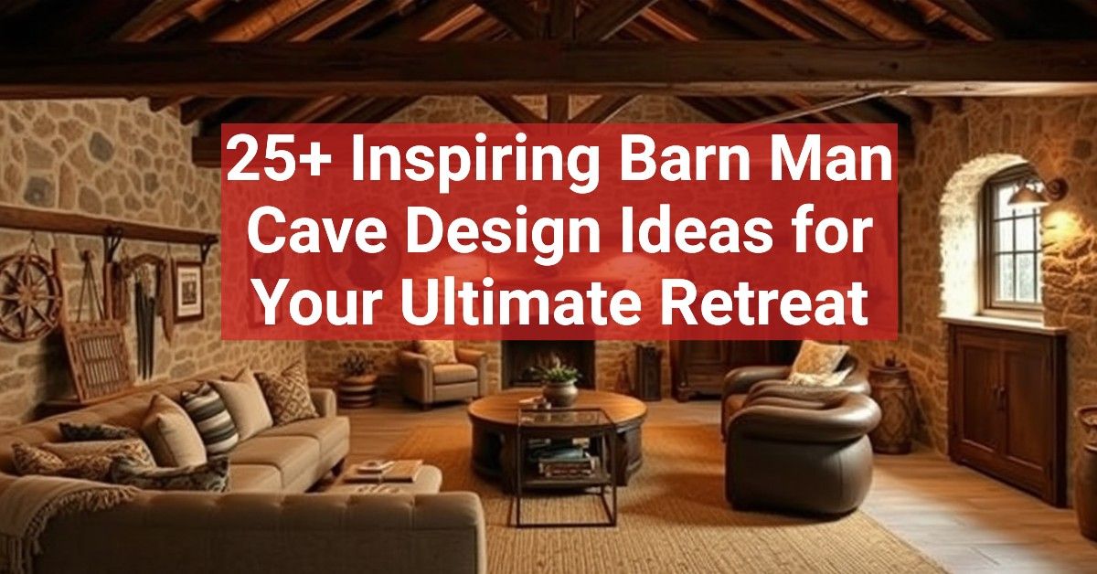 25+ Inspiring Barn Man Cave Design Ideas for Your Ultimate Retreat