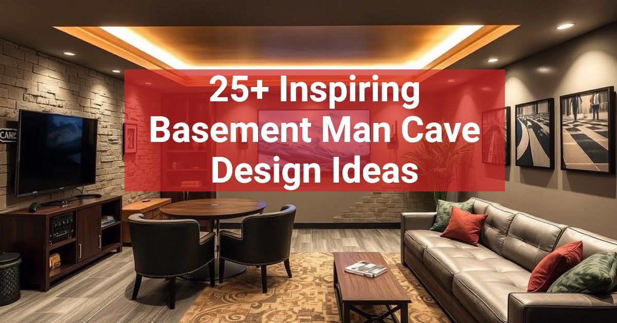 25+ Inspiring Basement Man Cave Design Ideas