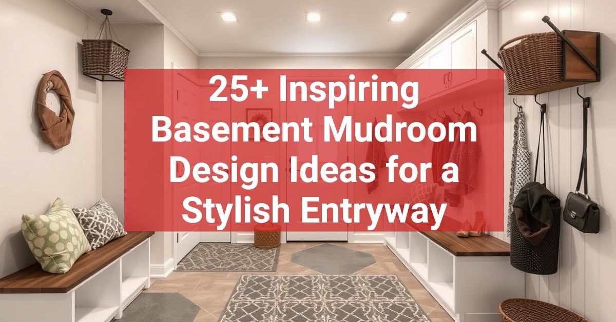 25+ Inspiring Basement Mudroom Design Ideas for a Stylish Entryway