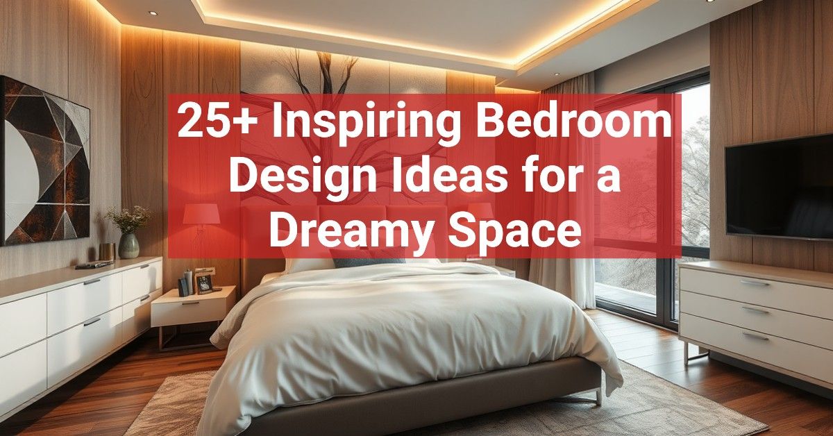 25+ Inspiring Bedroom Design Ideas for a Dreamy Space