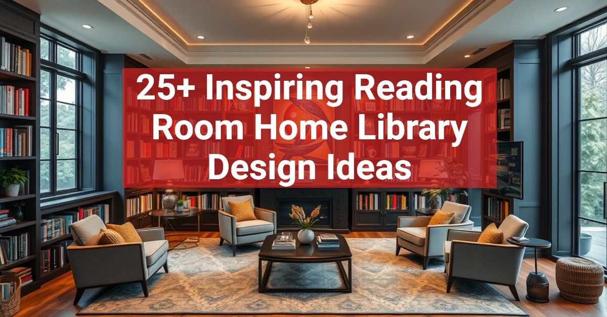 25+ Inspiring Reading Room Home Library Design Ideas