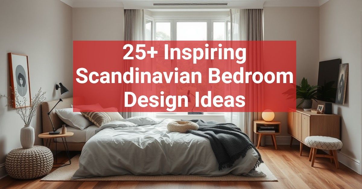 25+ Inspiring Scandinavian Bedroom Design Ideas