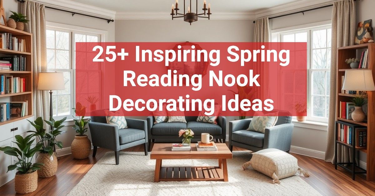 25+ Inspiring Spring Reading Nook Decorating Ideas