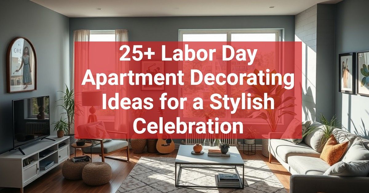 25+ Labor Day Apartment Decorating Ideas for a Stylish Celebration