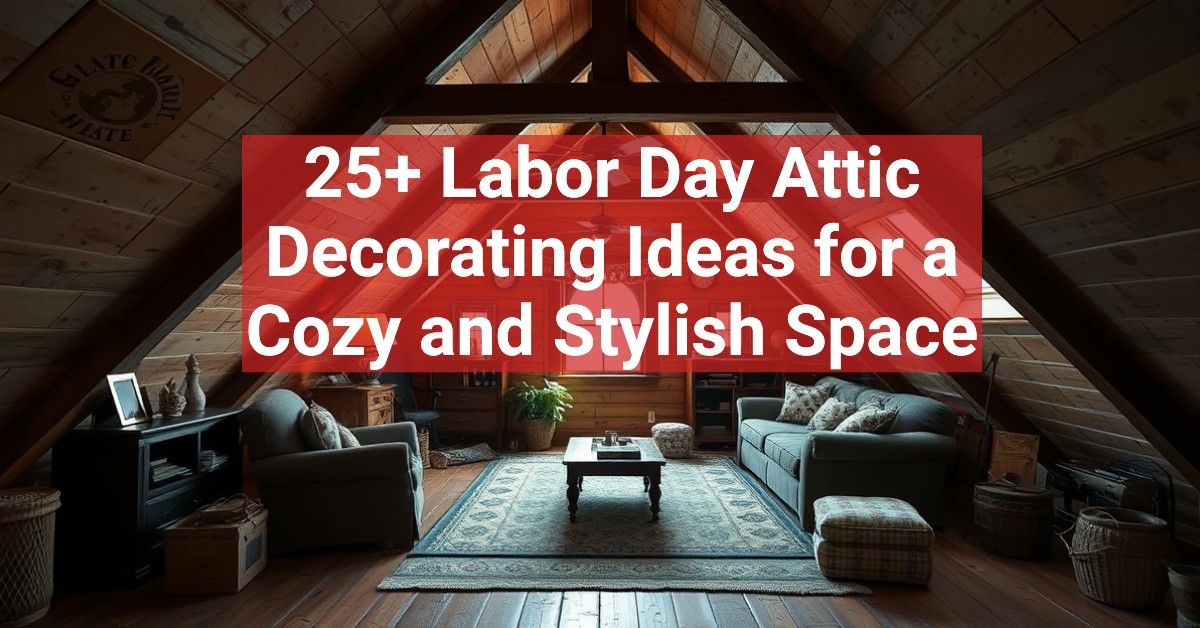 25+ Labor Day Attic Decorating Ideas for a Cozy and Stylish Space