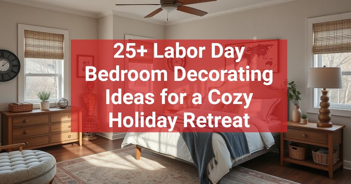 25+ Labor Day Bedroom Decorating Ideas for a Cozy Holiday Retreat