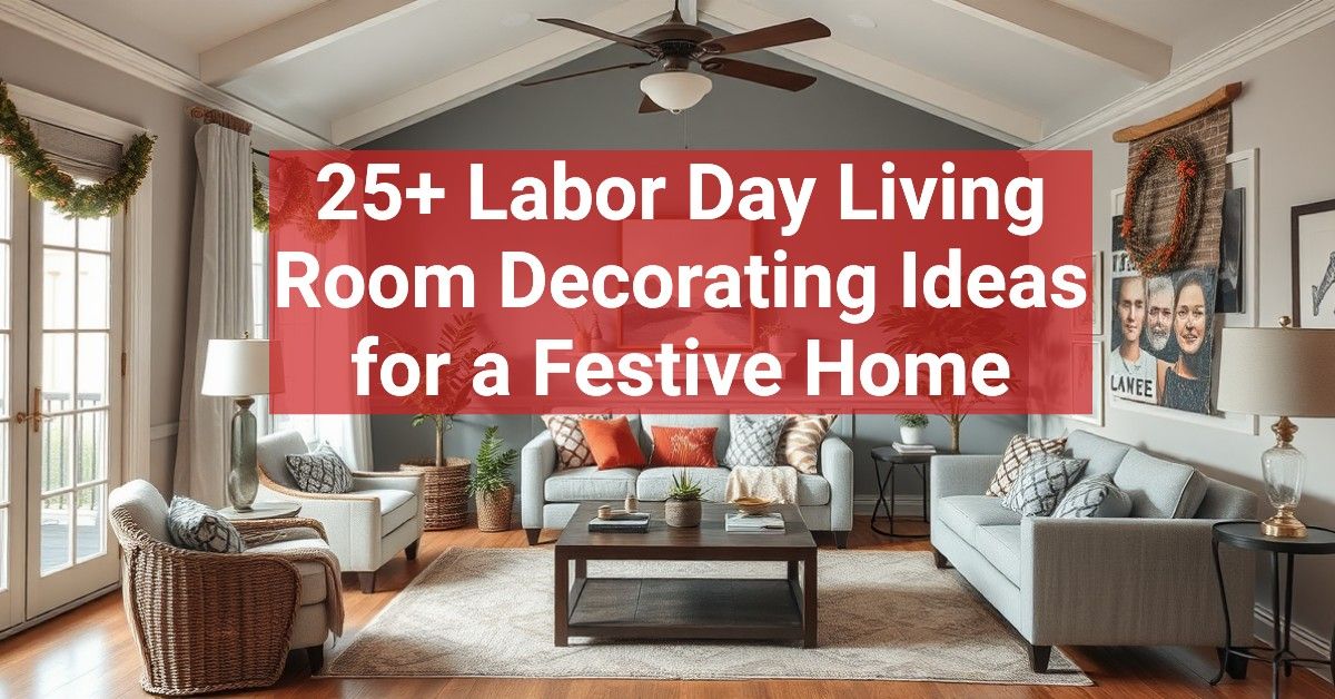 25+ Labor Day Living Room Decorating Ideas for a Festive Home