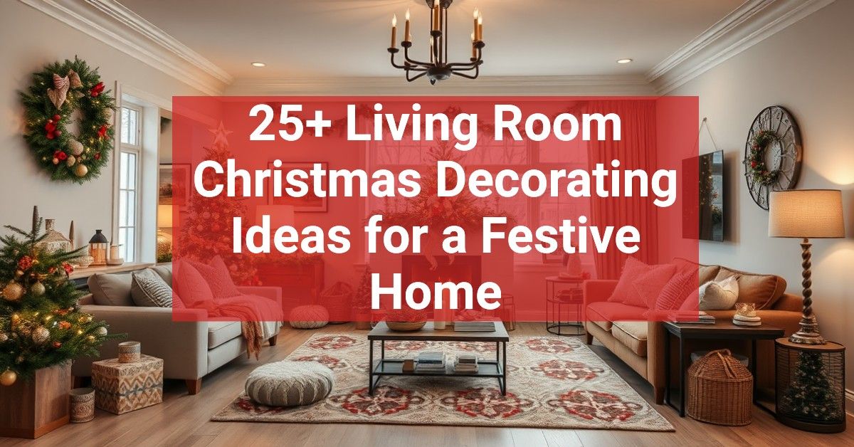 25+ Living Room Christmas Decorating Ideas for a Festive Home