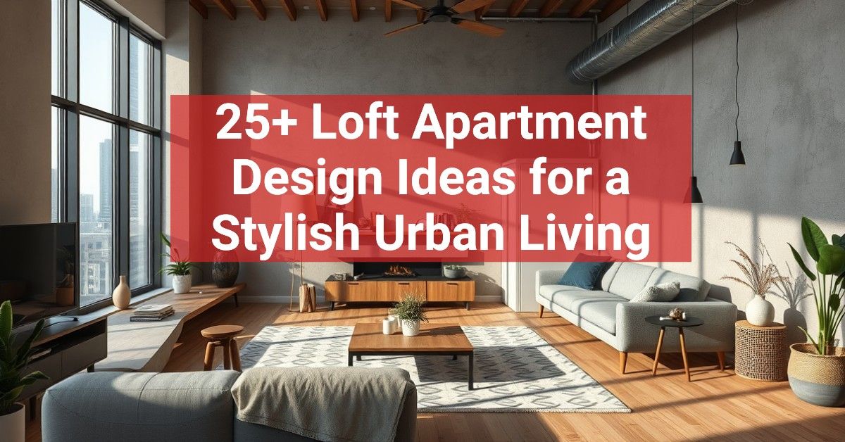 25+ Loft Apartment Design Ideas for a Stylish Urban Living