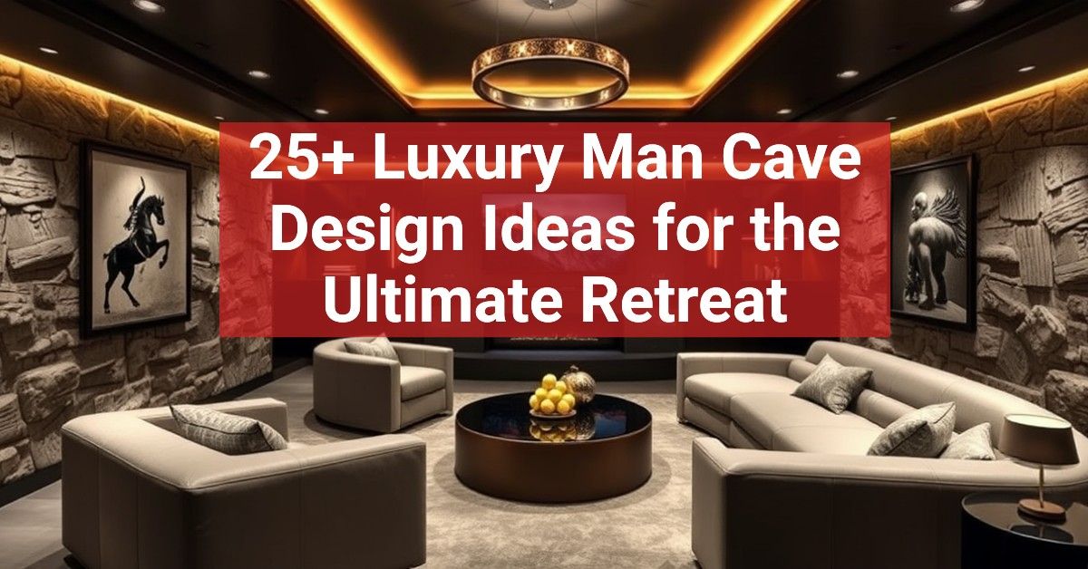 25+ Luxury Man Cave Design Ideas for the Ultimate Retreat