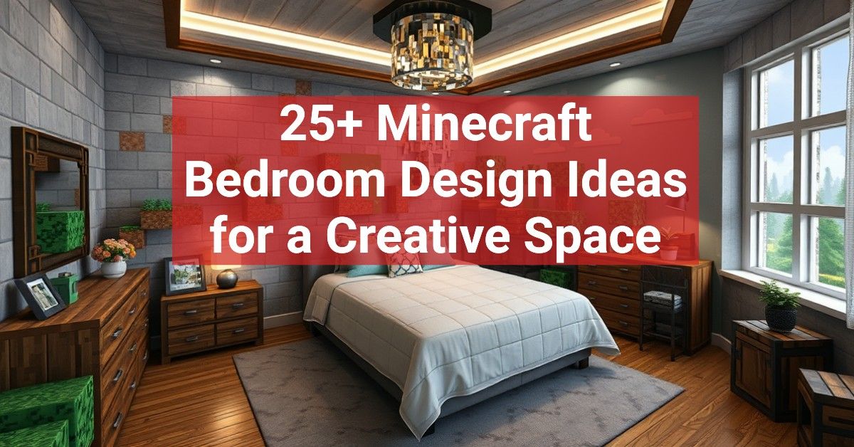 25+ Minecraft Bedroom Design Ideas for a Creative Space