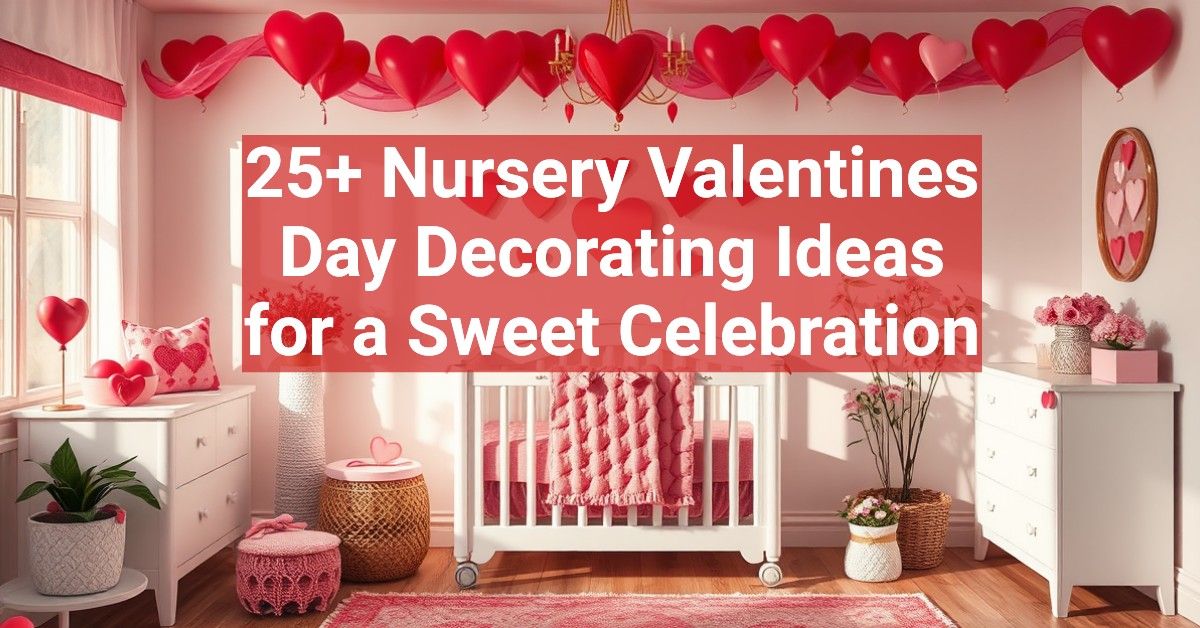 25+ Nursery Valentines Day Decorating Ideas for a Sweet Celebration