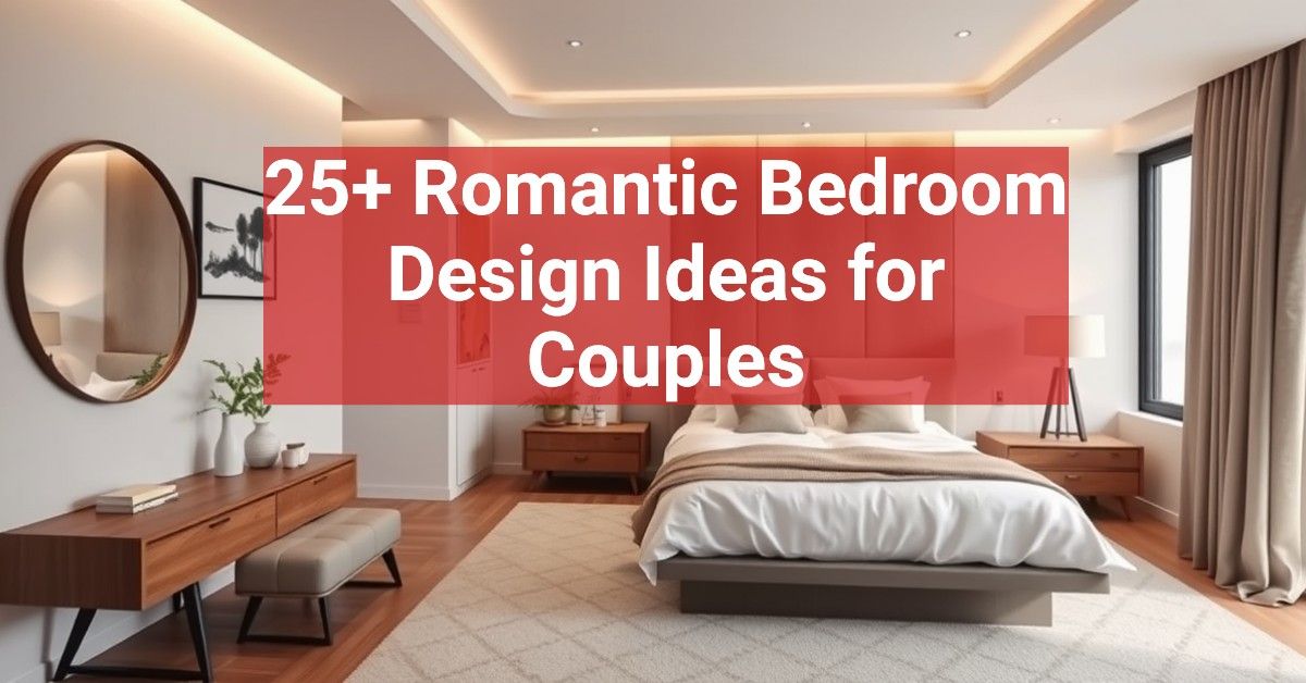 25+ Romantic Bedroom Design Ideas for Couples