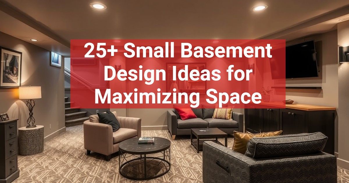 25+ Small Basement Design Ideas for Maximizing Space