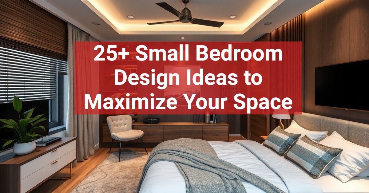 25+ Small Bedroom Design Ideas to Maximize Your Space