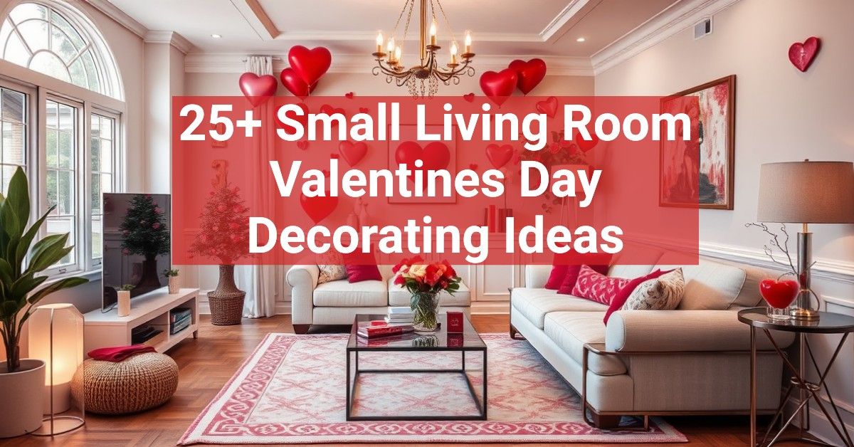 25+ Small Living Room Valentines Day Decorating Ideas