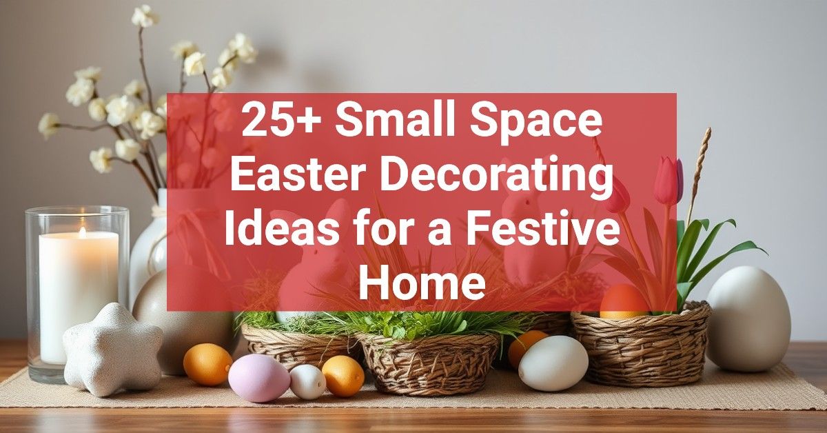 25+ Small Space Easter Decorating Ideas for a Festive Home