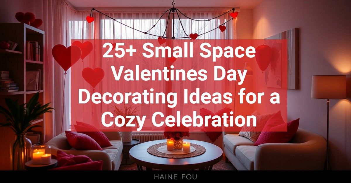 25+ Small Space Valentines Day Decorating Ideas for a Cozy Celebration