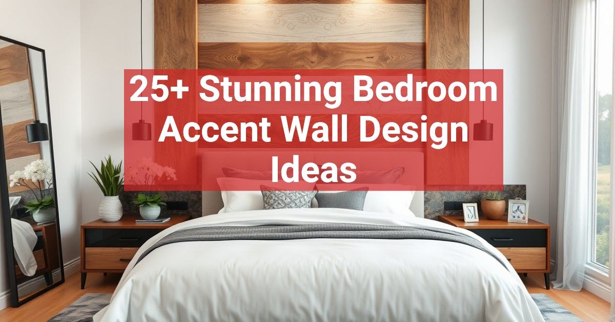 25+ Stunning Bedroom Accent Wall Design Ideas