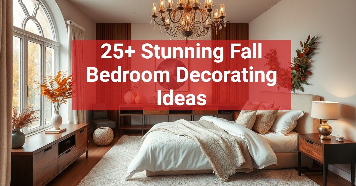 25+ Stunning Fall Bedroom Decorating Ideas