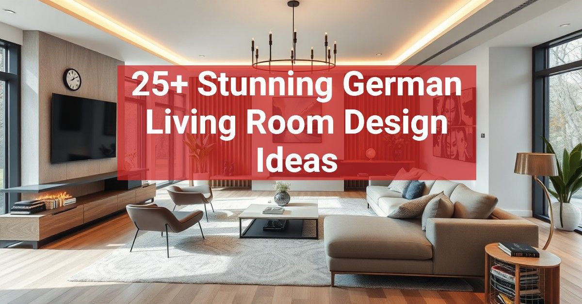 25+ Stunning German Living Room Design Ideas