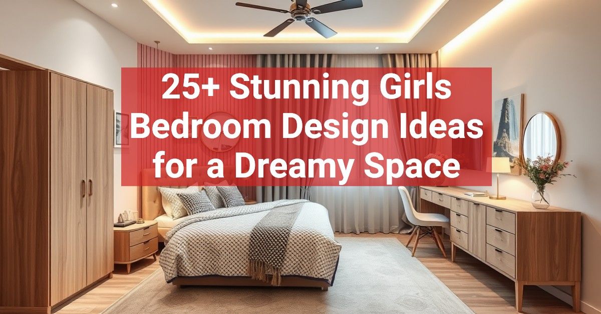 25+ Stunning Girls Bedroom Design Ideas for a Dreamy Space